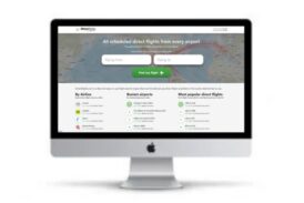 Carte des liaisons aériennes