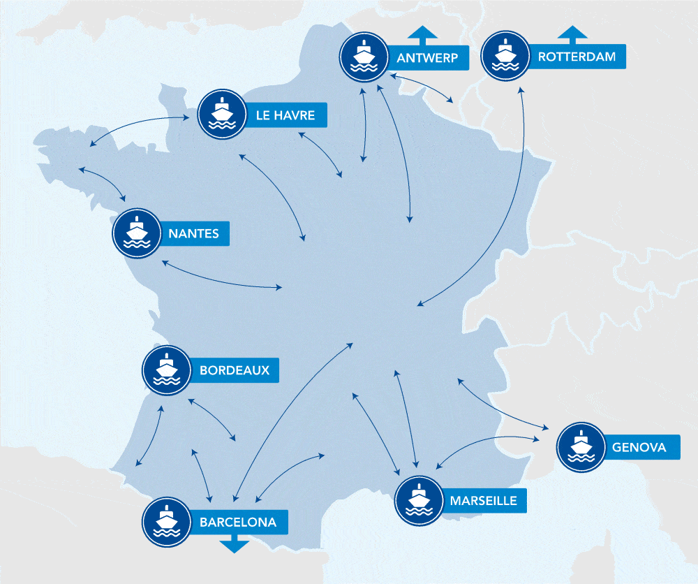 Le transport maritime en France