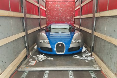 Fret Aérien: transport d'une Bugatti