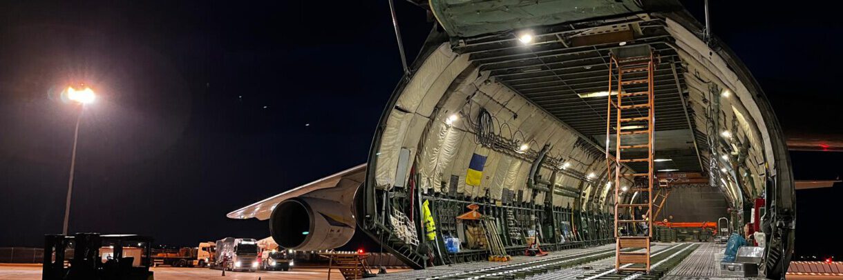 Chartering an Antonov AN-124 - Loading and securing cargo inside the Antonov 124, the world's largest cargo plane