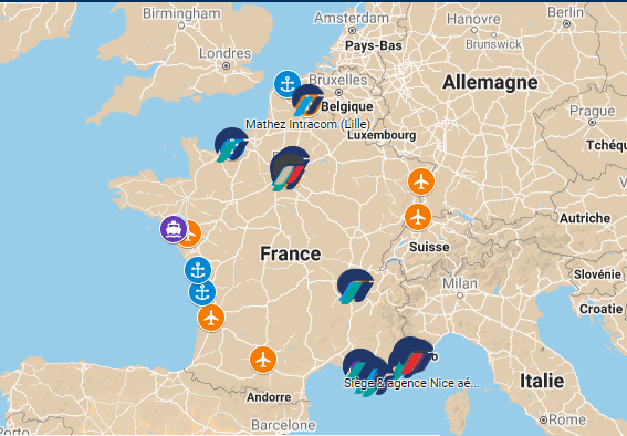 Transitaire: nos agences en France