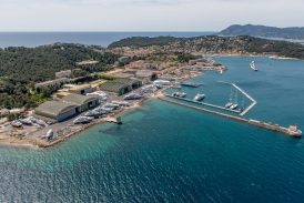 Aerial view of Saint Mandrier