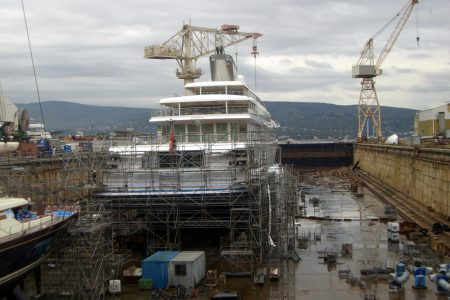 Rising Sun, Chantiers navals de La Ciotat