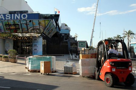 MATHEZ ONSITE LOGISTICS prestataire du TFWA à Cannes 