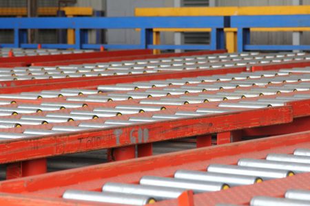 Loading rails for air freight