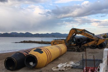 Réensablement des plages de Cannes – 2018