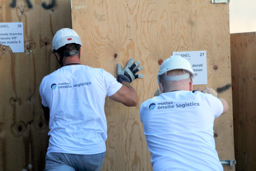 Logistique événementielle TWFA WE&C  - MATHEZ ONSITE LOGISTICS 