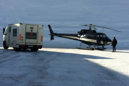 Transport de valeurs par hélicoptère (Courchevel)